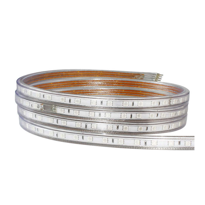 Tira LED RGB 5050 10 W/m 230V IP67 5 metros