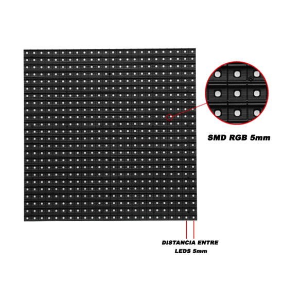 Módulo Pantalla LEDP5 INTERIOR