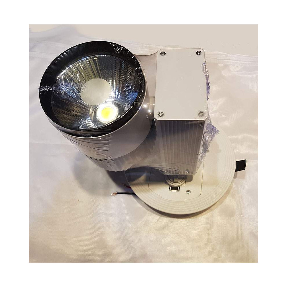 Base empotrar Carril monofásico para focos Led