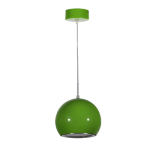 Lámpara colgante LED Esfera-Bola 12W Verde