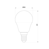 Bombilla REGULABLE E14 7W LED