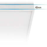 Plafón LED superficie Cuadrado 48W Blanco