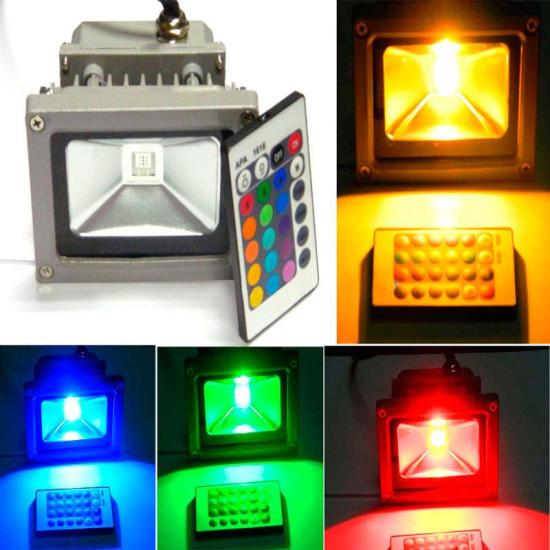 Foco  LED RGB Cob 10W 230V