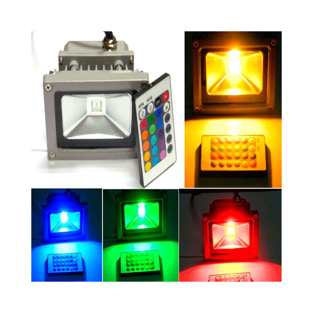 Foco  LED RGB Cob 10W 230V