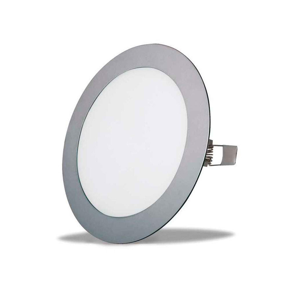Downlight LED Panel 18W Plata Gris