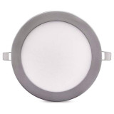 Downlight LED Panel 18W Plata Gris