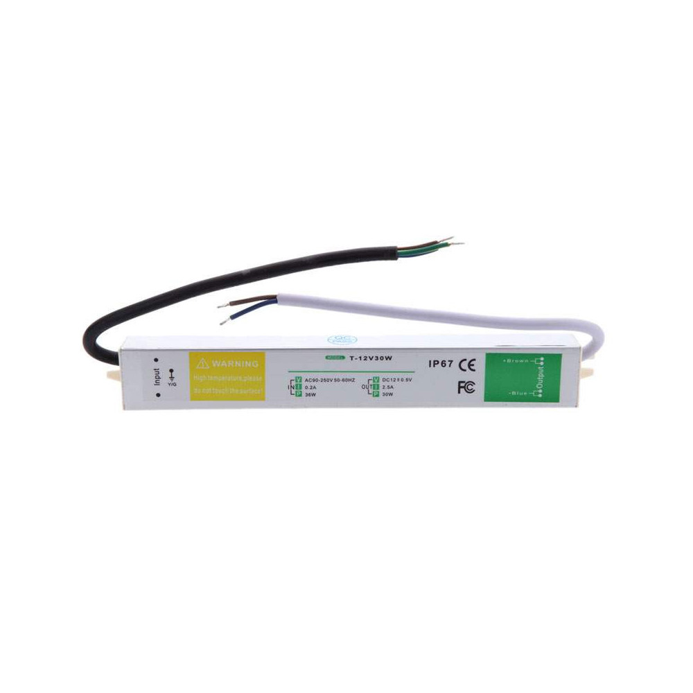 Fuente alimentación 30W 12V Tiras led IP44