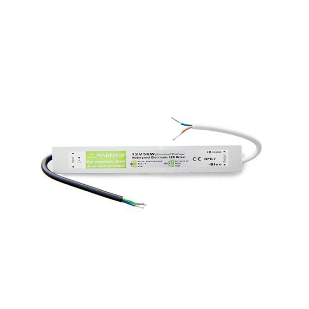 Fuente alimentación 36W 12V Tiras led IP44