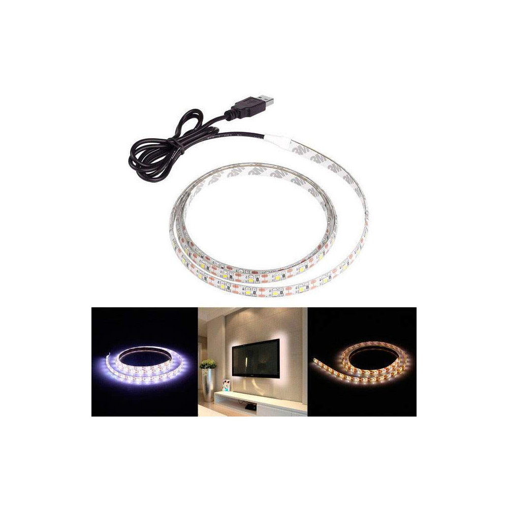Tira LED SMD 5050 14,4 W/m 5Vdc IP20 1 metro USB
