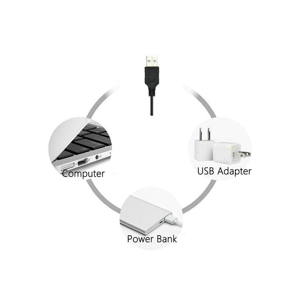 Tira LED SMD 5050 14,4 W/m 5Vdc IP20 1 metro USB