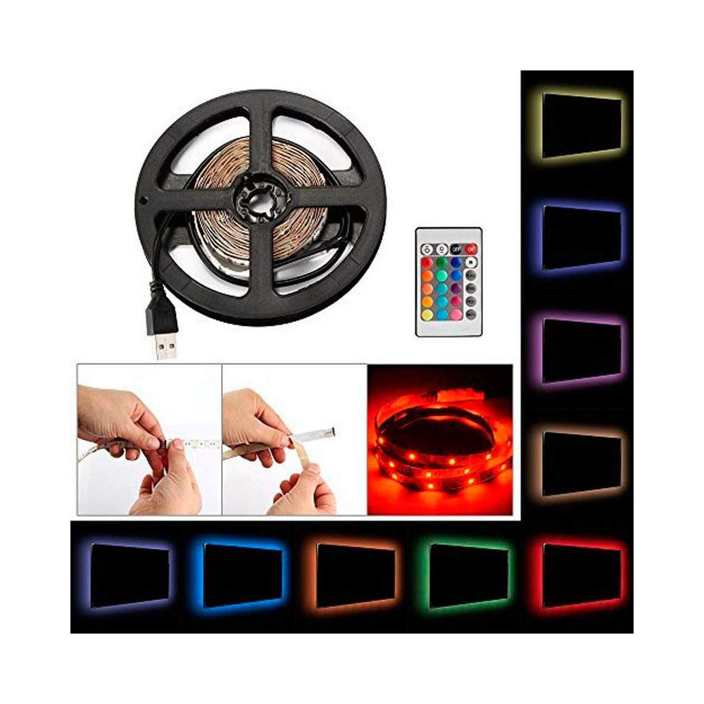 Tira LED SMD 5050 14,4 W/m 5Vdc IP20 1 metro USB
