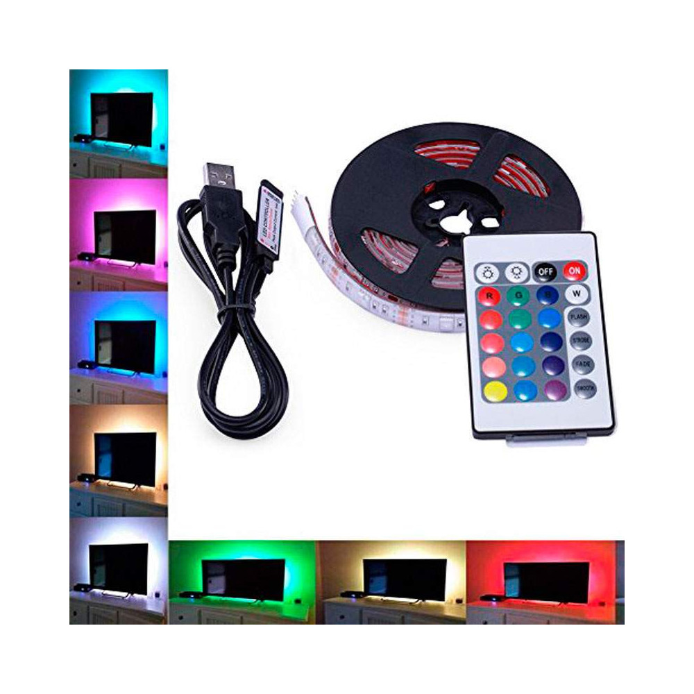 Tira LED SMD 5050 14,4 W/m 5Vdc IP20 1 metro USB