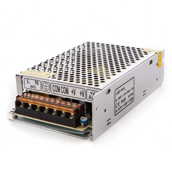 Pack Tira LED SMD 5050 7,2 W/m 12V IP20 5m con Fuente de Alimentación