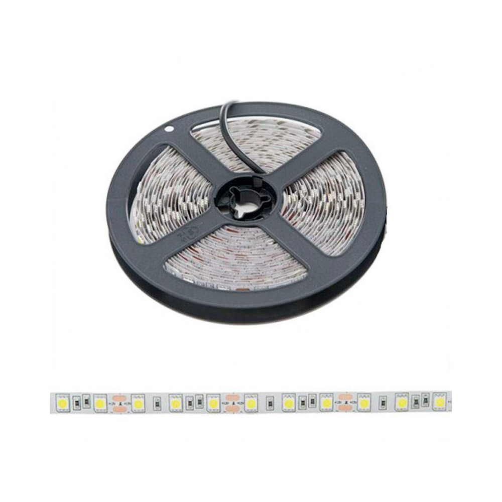 Pack Tira LED SMD 5050 14,4 W/m 12V IP20 5m con Fuente de Alimentación