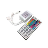 Pack Tira LED RGB 14,4W/m 12V IP20 5m Alimentador, Mando y Controlador