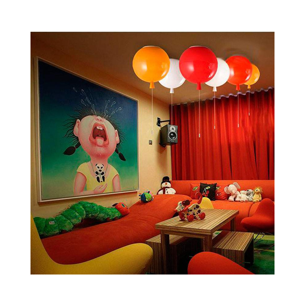 Plafón LED 32W Infantil Luna - Estrella Azul