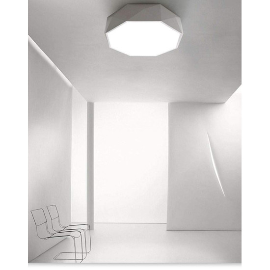 Plafón LED con diseño Hexagono 24W