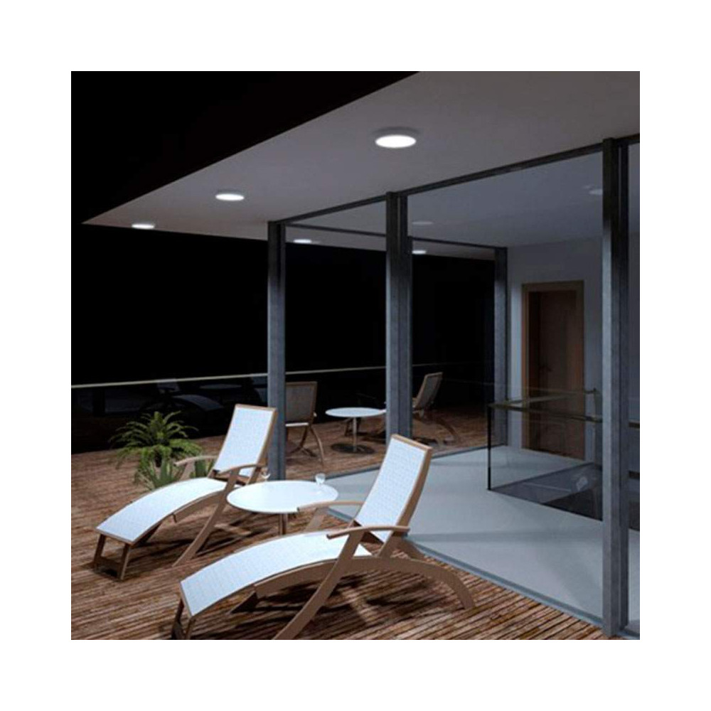 Plafón LED  Redondo 15W exterior IP54