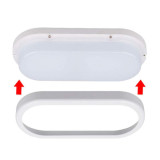 Plafón LED  Ovalado 18W EXTERIORES IP54