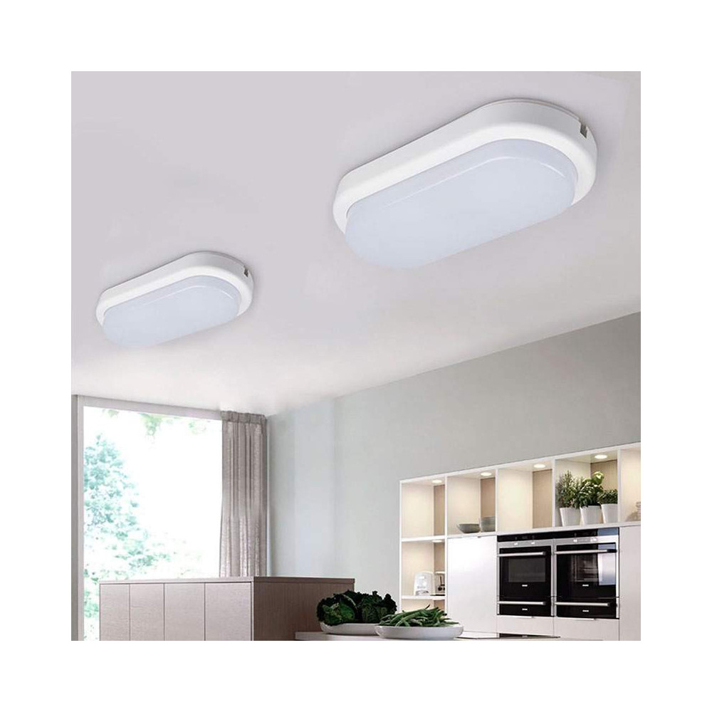Plafón LED  Ovalado 18W EXTERIORES IP54