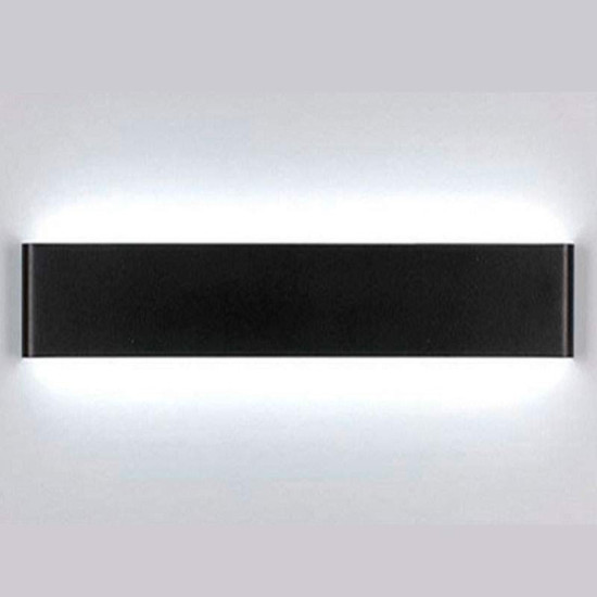 Aplique Pared LED 8W-18W-24W ACERO-NEGRO
