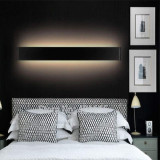 Aplique Pared LED 8W-18W-24W ACERO-NEGRO