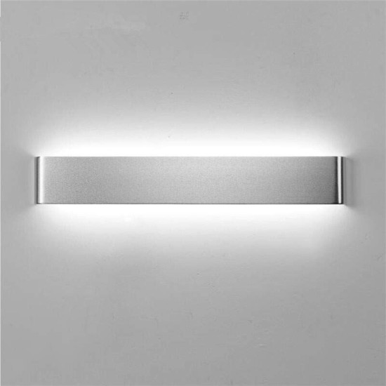 Aplique Pared LED 8W-18W-24W ACERO-NEGRO
