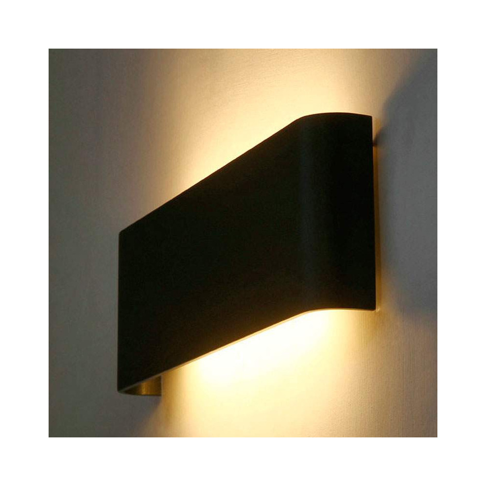 Aplique Pared LED 8W-18W-24W ACERO-NEGRO