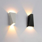 Aplique Pared LED 12W Blanco-Negro
