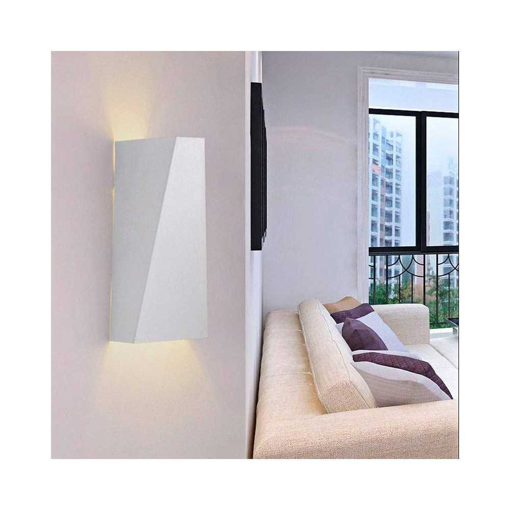 Aplique Pared LED 12W Blanco-Negro