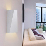 Aplique Pared LED 12W Blanco-Negro