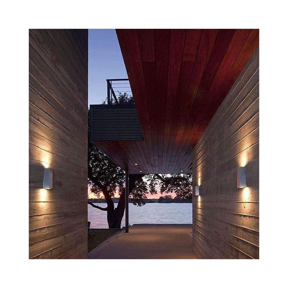 Aplique Pared LED 12W Blanco-Negro