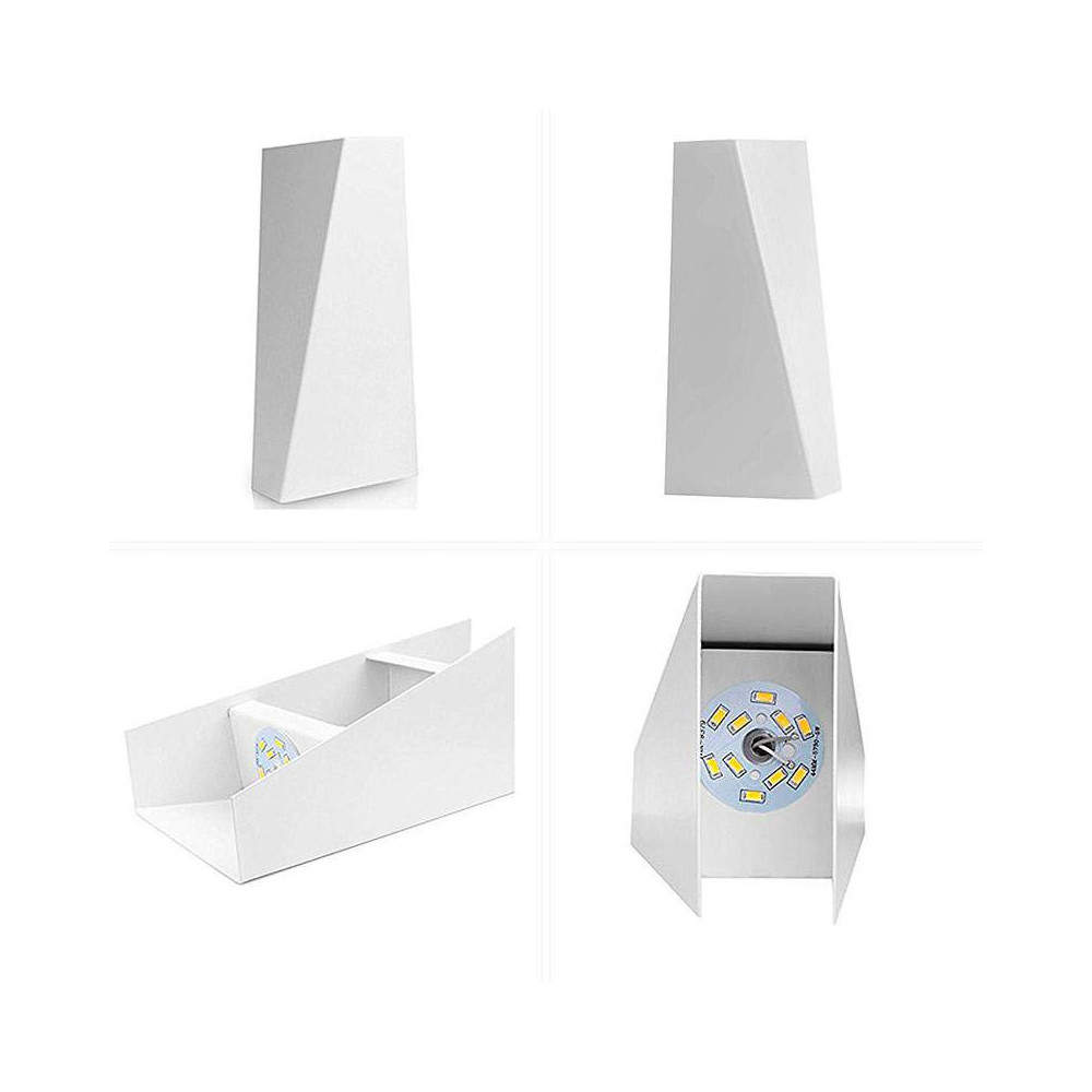 Aplique Pared LED 12W Blanco-Negro