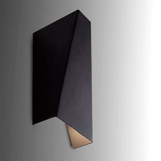 Aplique Pared LED 12W Blanco-Negro