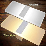 Aplique Pared LED 12W Acero Inox