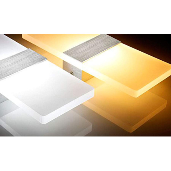 Aplique Pared LED 12W Acero Inox