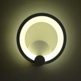 Aplique Pared LED 12W Redondo Blanco