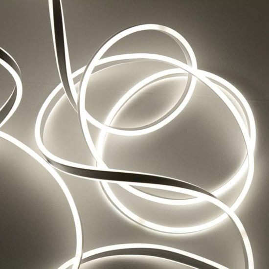 Tira LED Neon Flex Doble 2 caras 12W/m 230V BLANCO
