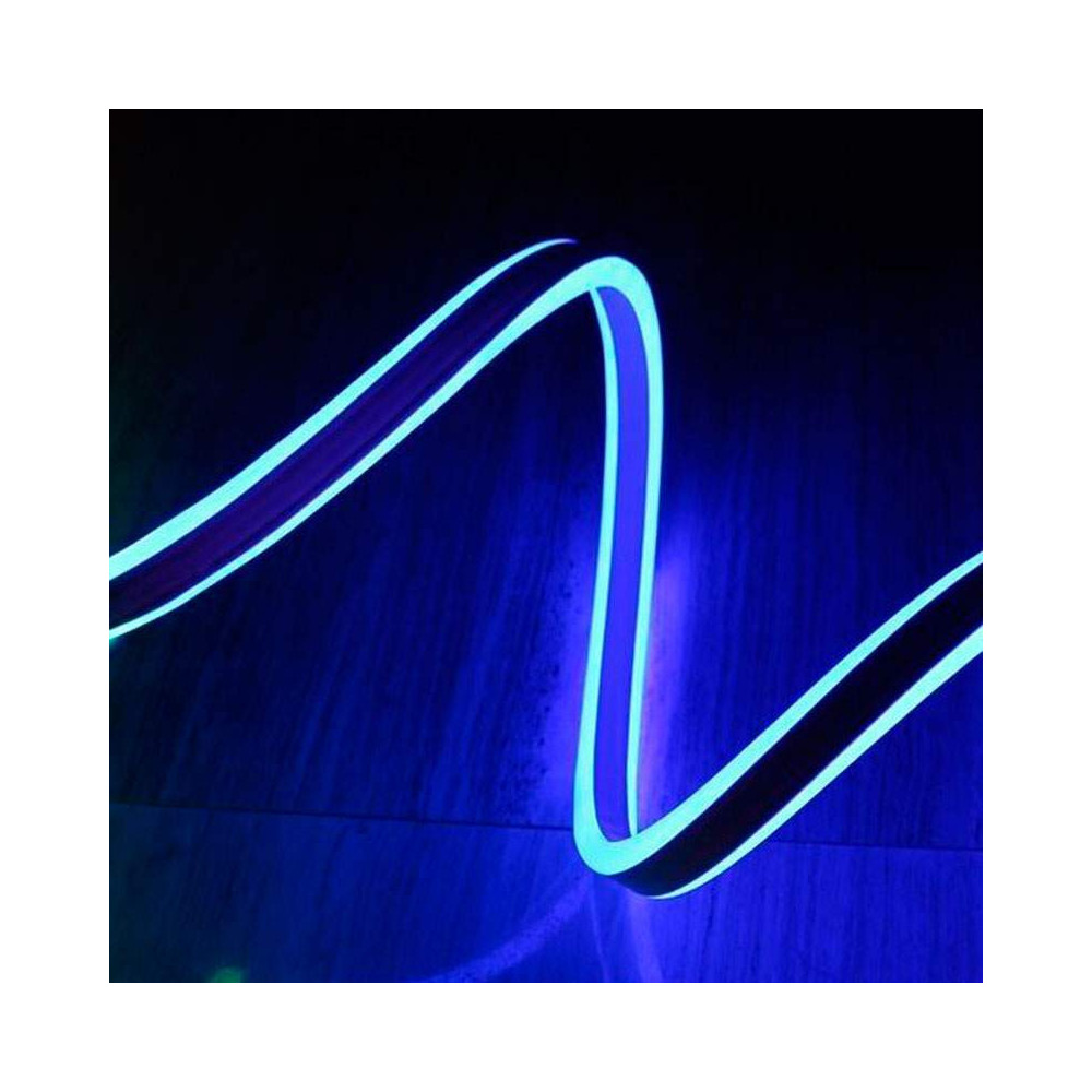 Tira LED Neon Flex Doble 2 caras 12W/m 230V AZUL