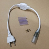 Enchufe para tira LED NEON Flex Circular 360º 12W/m 230V