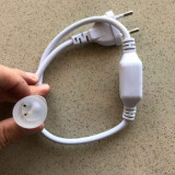 Enchufe para tira LED NEON Flex Circular 360º 12W/m 230V