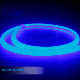 Tira LED Neon Flex Circular 360º 12W/m 230V Azul