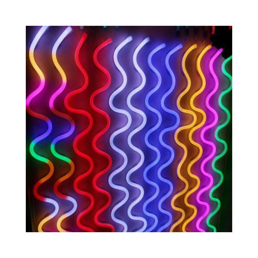 Bobina 25metros Tira LED Neon Flex Doble 2 caras 12W/m Blanco