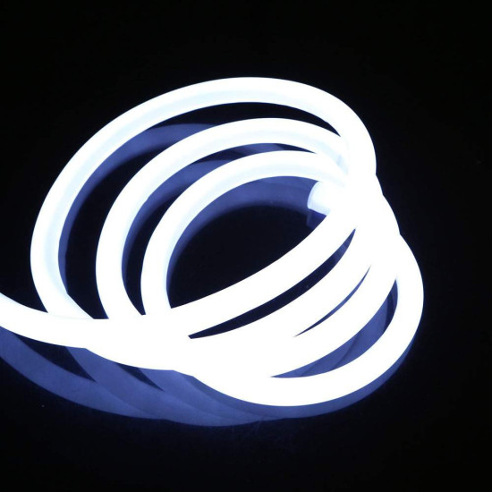 Bobina 25metros Tira LED Neon Flex Doble 2 caras 12W/m Blanco