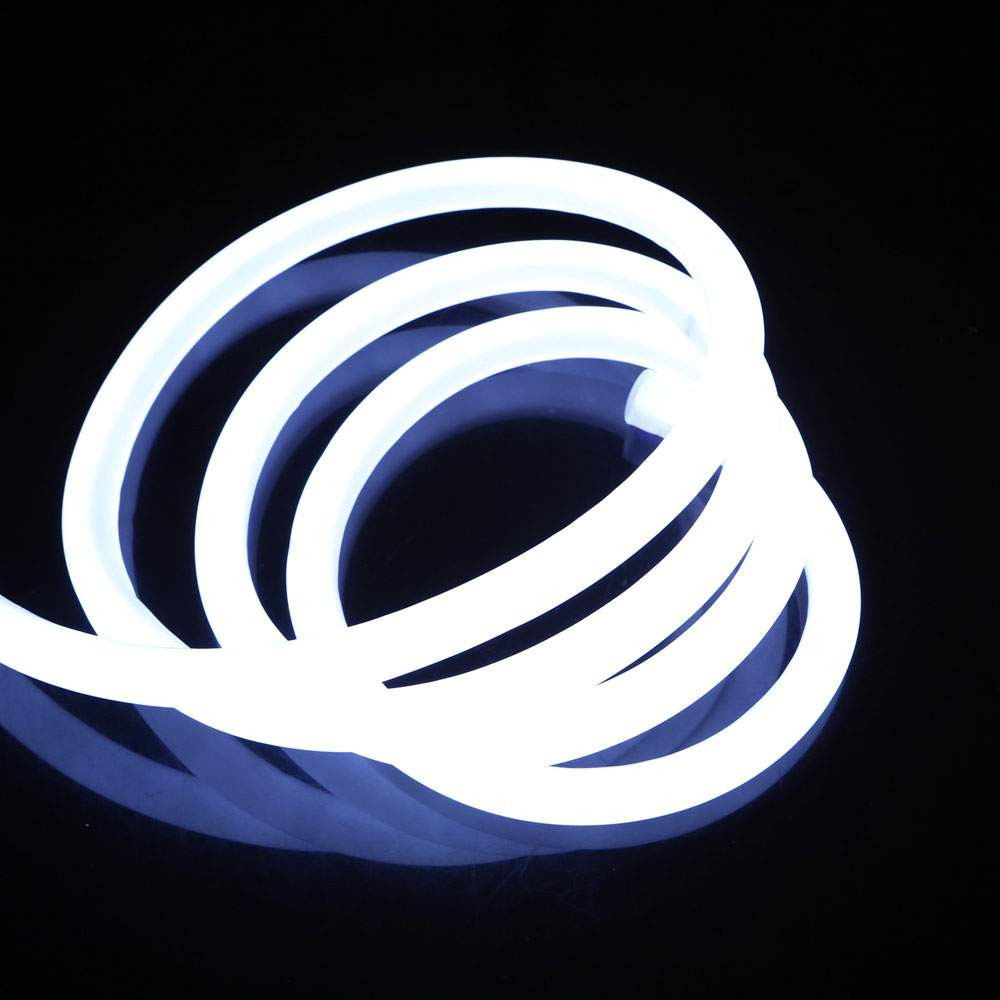 Bobina 25metros Tira LED Neon Flex Doble 2 caras 12W/m Blanco