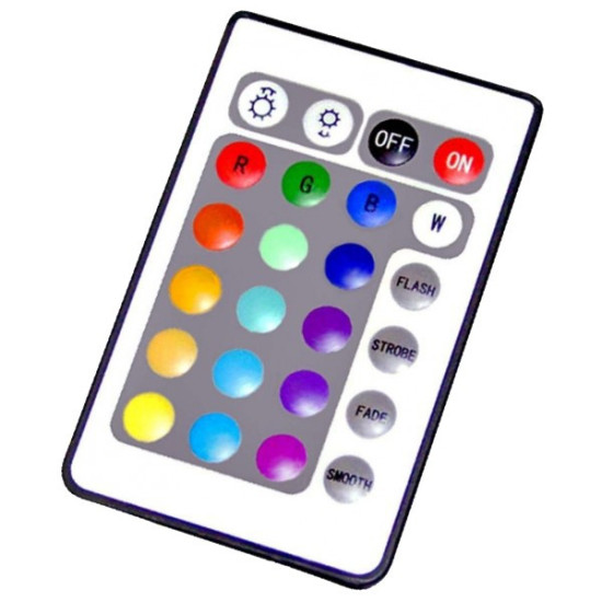 Controlador RGB infrarrojos 24 teclas 72W