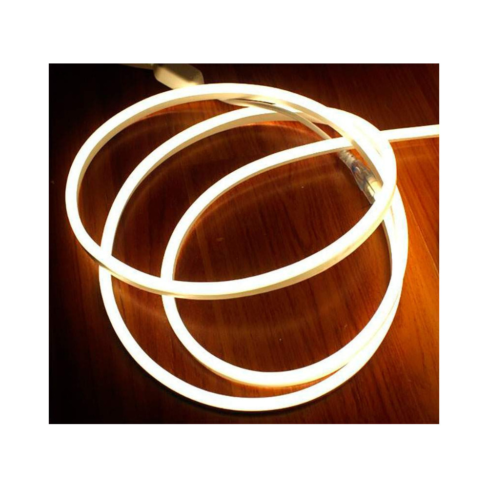 Tira LED Neon Flex 10 W/m 230V BLANCO Calido