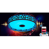 Plafón LED Músical con Altavoz 24W Blanco