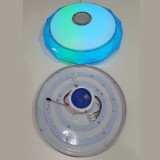 Plafón LED Músical con Altavoz 24W Azul