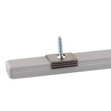Perfil Blanco Aluminio superficie 2 metros Tira LED